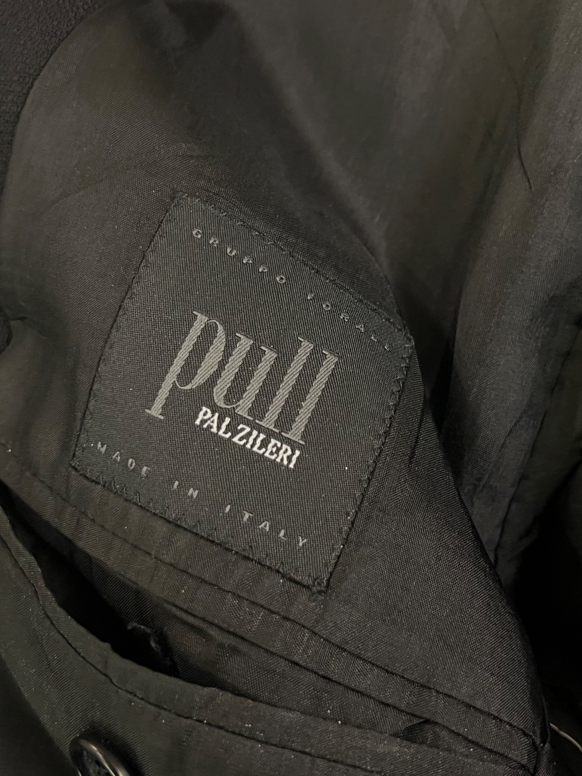 Giacca Blazer Uomo Pull Pal Zileri in Pura Lana Vergine Woolmark Nero, foto 11