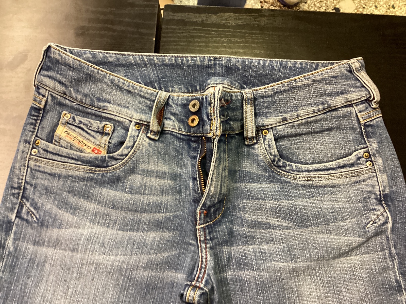 Pantaloni Jeans Diesel in misto cotone, foto 10