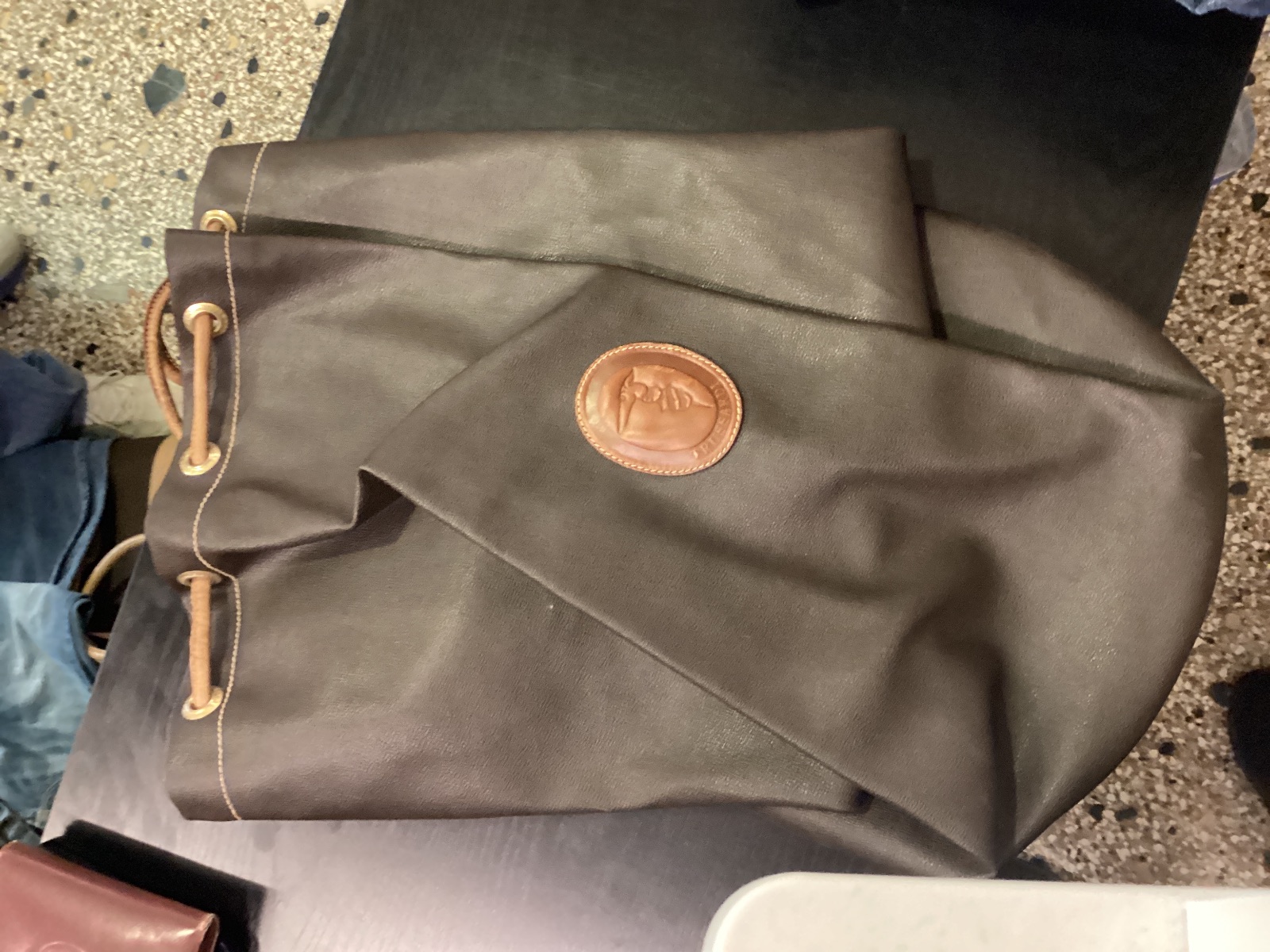Borsa Trussardi Secchiello in pelle, foto 14