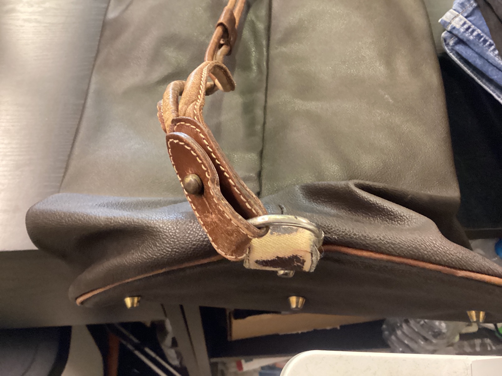 Borsa Trussardi Secchiello in pelle, foto 15