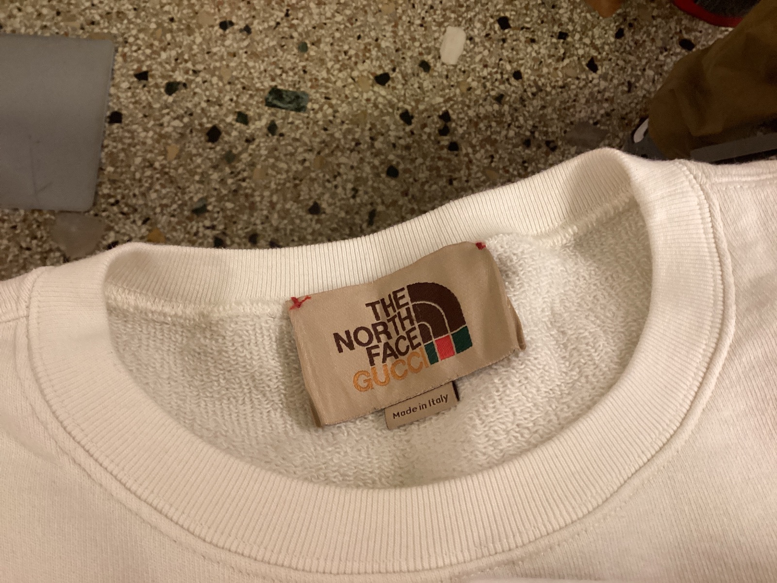Maglia The North Face X Gucci Felpa girocollo in cotone, foto 10