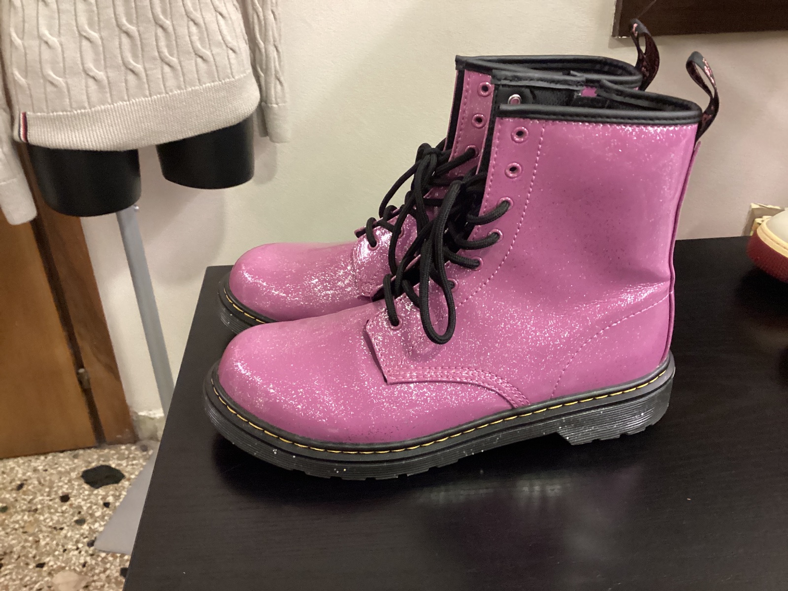 Scarpe Dr. martens 1460 Y in sintetico, foto 7