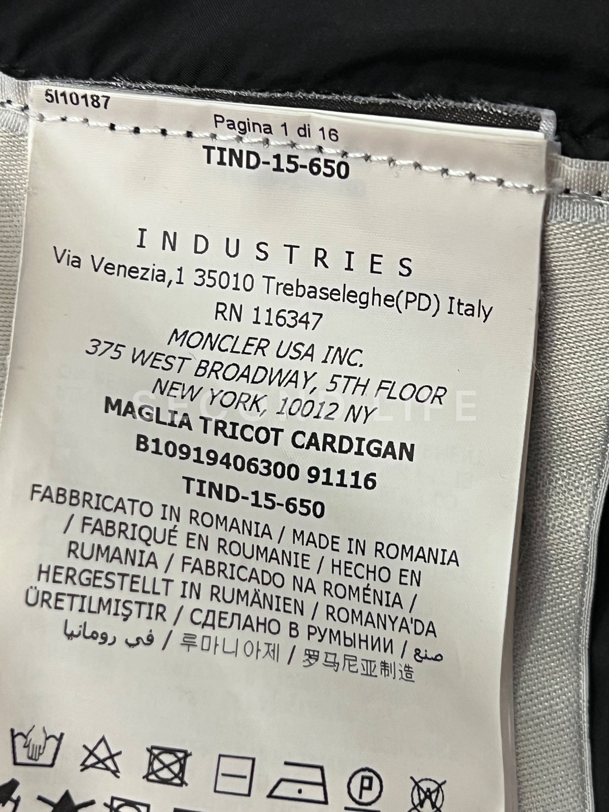 Giacca ibrida imbottita Moncler, foto 8