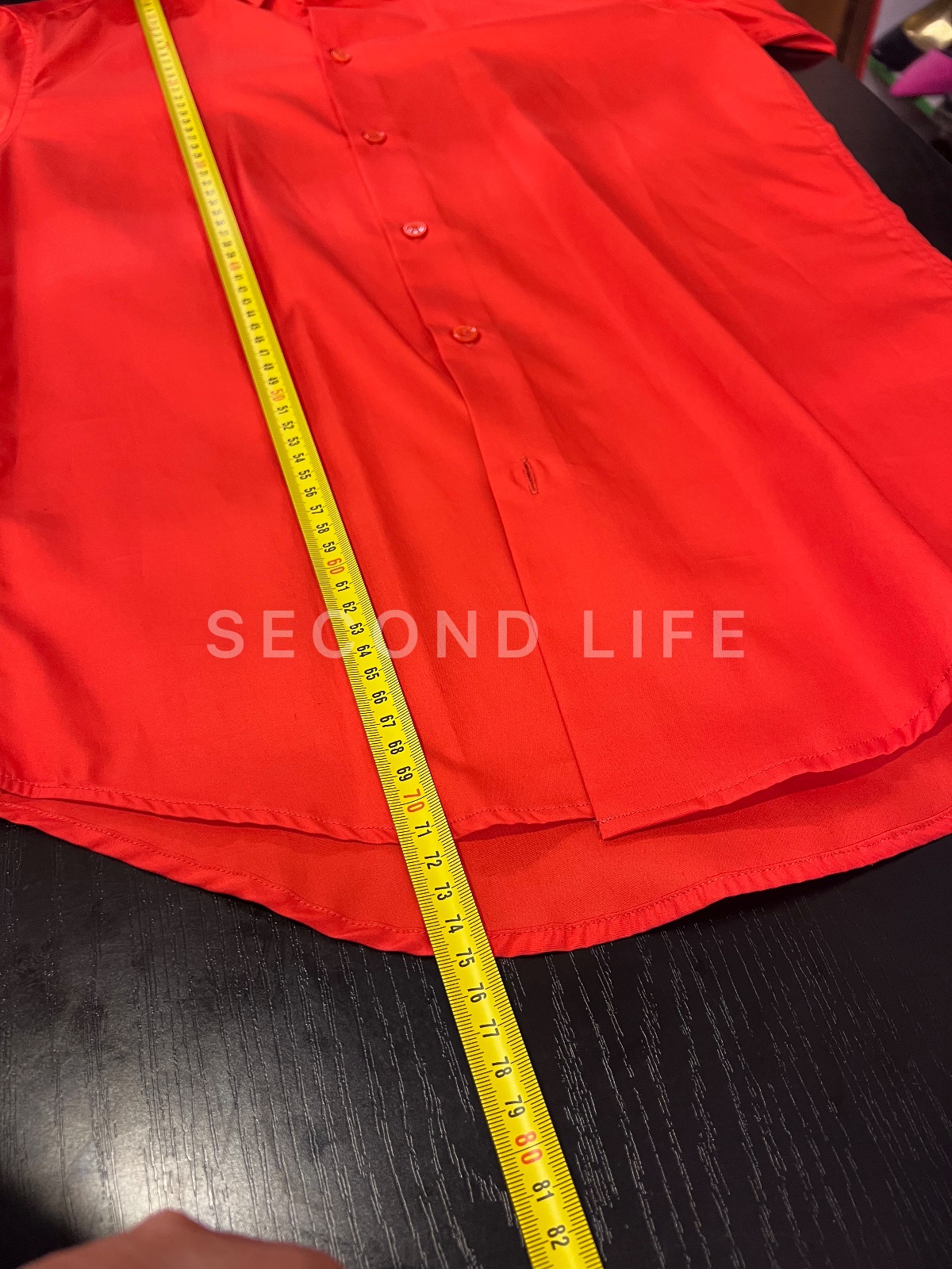Camicia Balenciaga a maniche lunghe arancione, foto 9