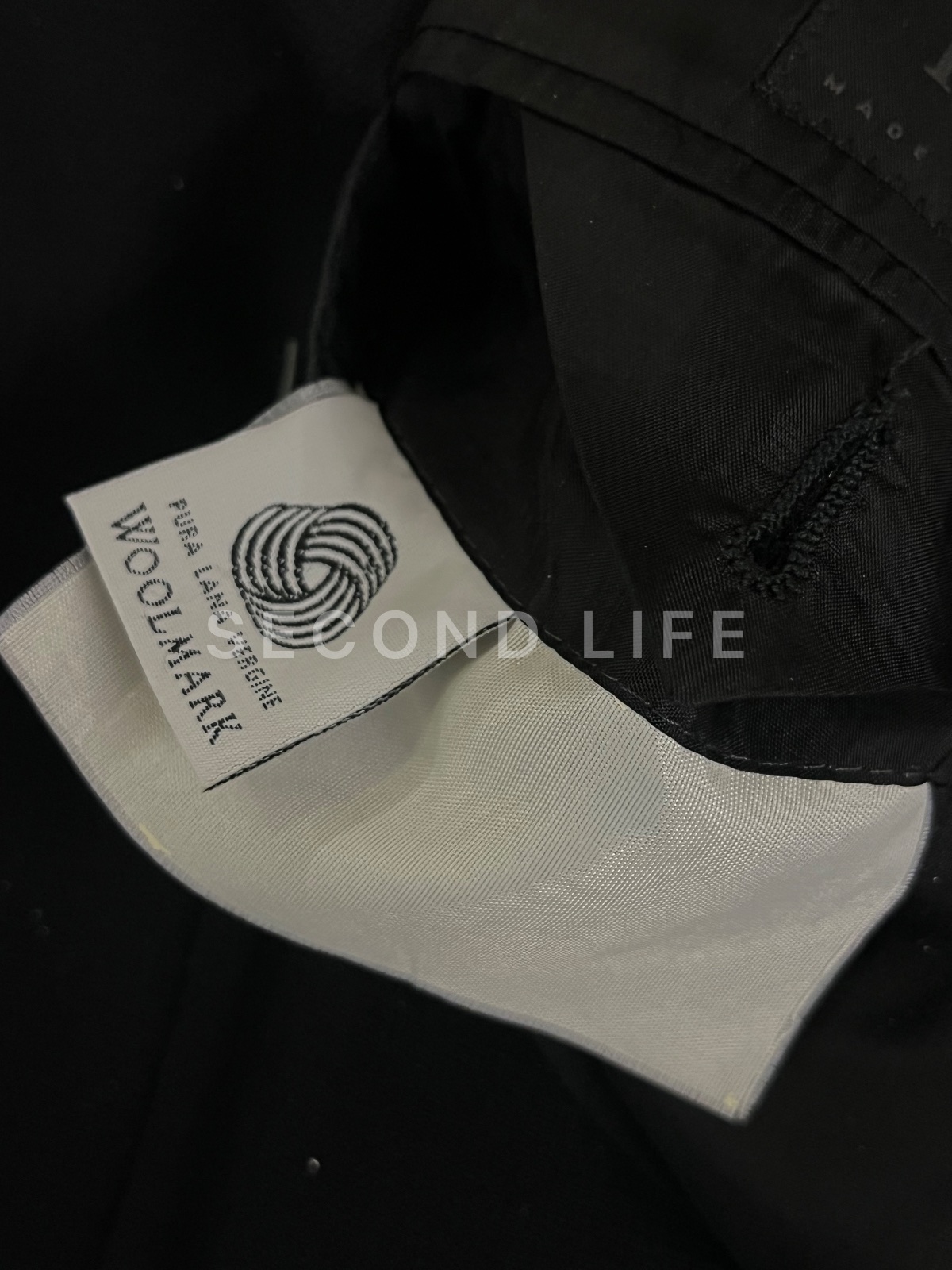 Giacca Blazer Uomo Pull Pal Zileri in Pura Lana Vergine Woolmark Nero, foto 5