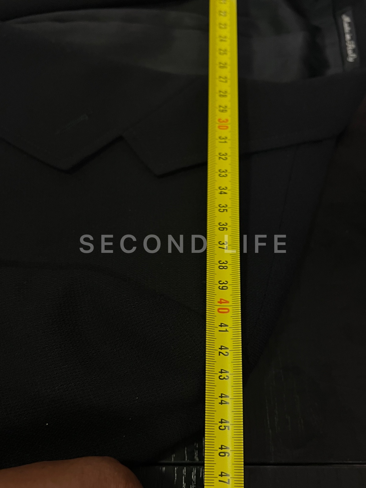 Giacca Blazer Uomo Pull Pal Zileri in Pura Lana Vergine Woolmark Nero, foto 8