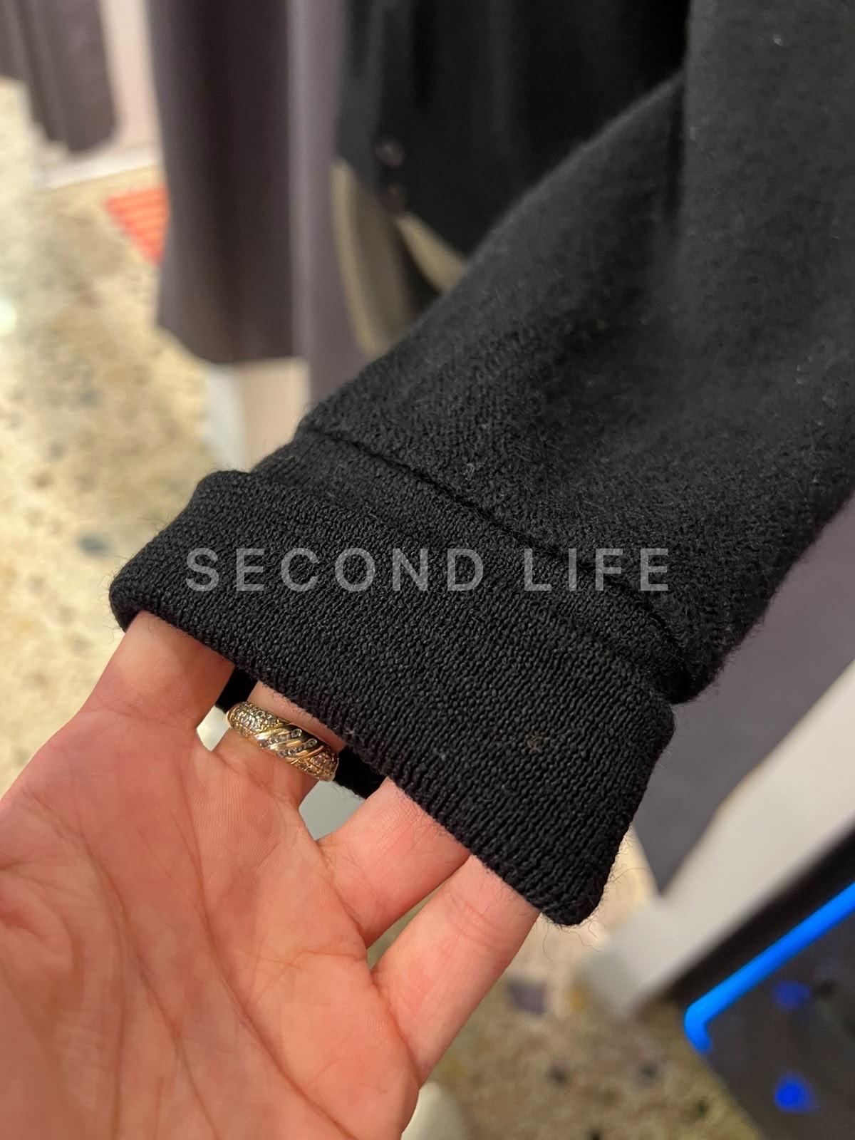 Cardigan Lacoste in pura lana vergine, foto 3