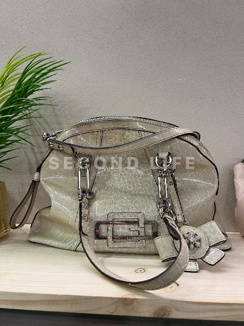 Borsa a spalla Guess stampa cocco
