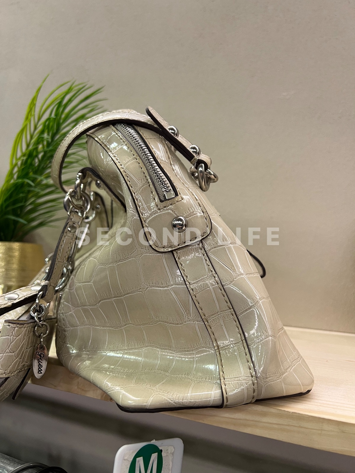 Borsa a spalla Guess stampa cocco, foto 6