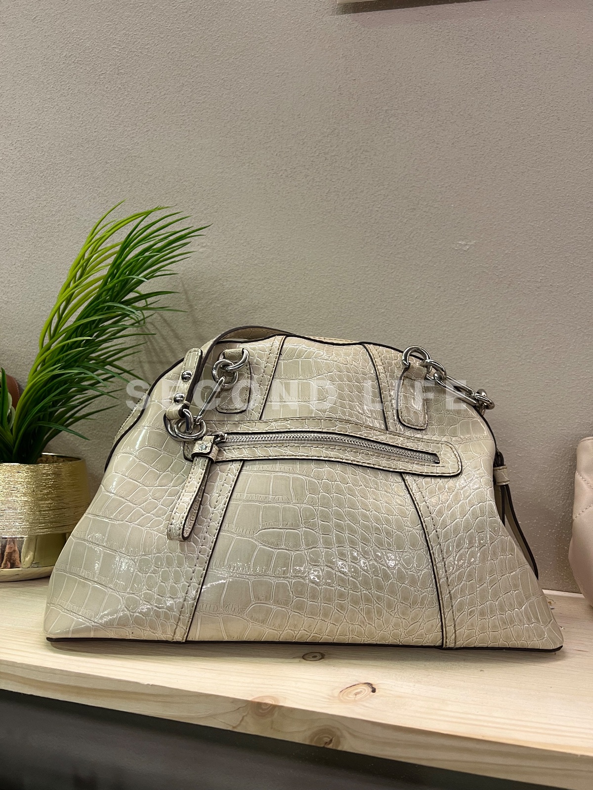 Borsa a spalla Guess stampa cocco, foto 7