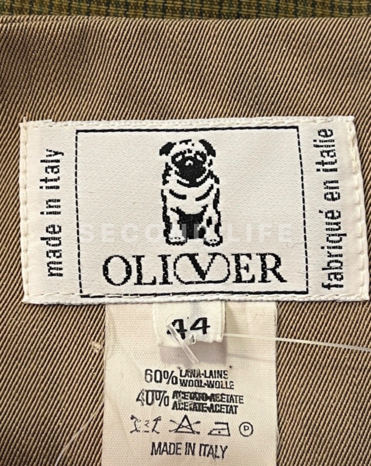 Gonna Oliver Valentino vintage in misto lana, foto 2