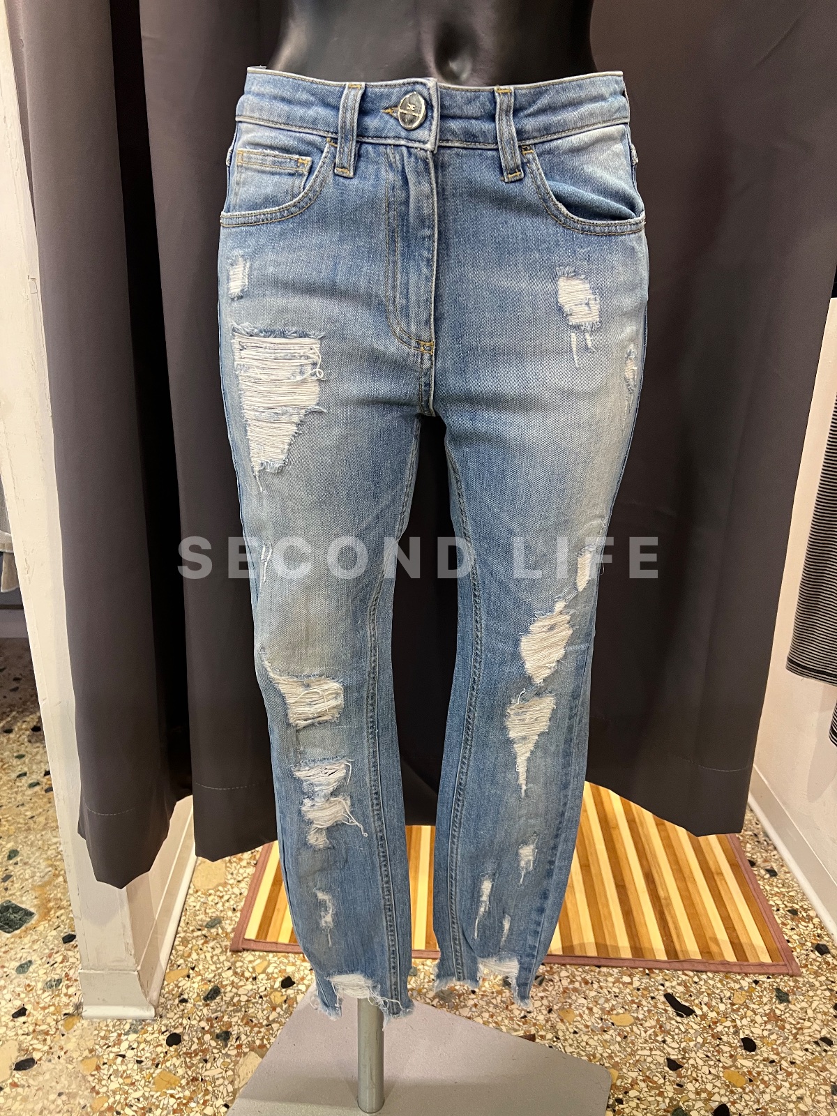 Pantaloni Elisabetta Franchi in denim