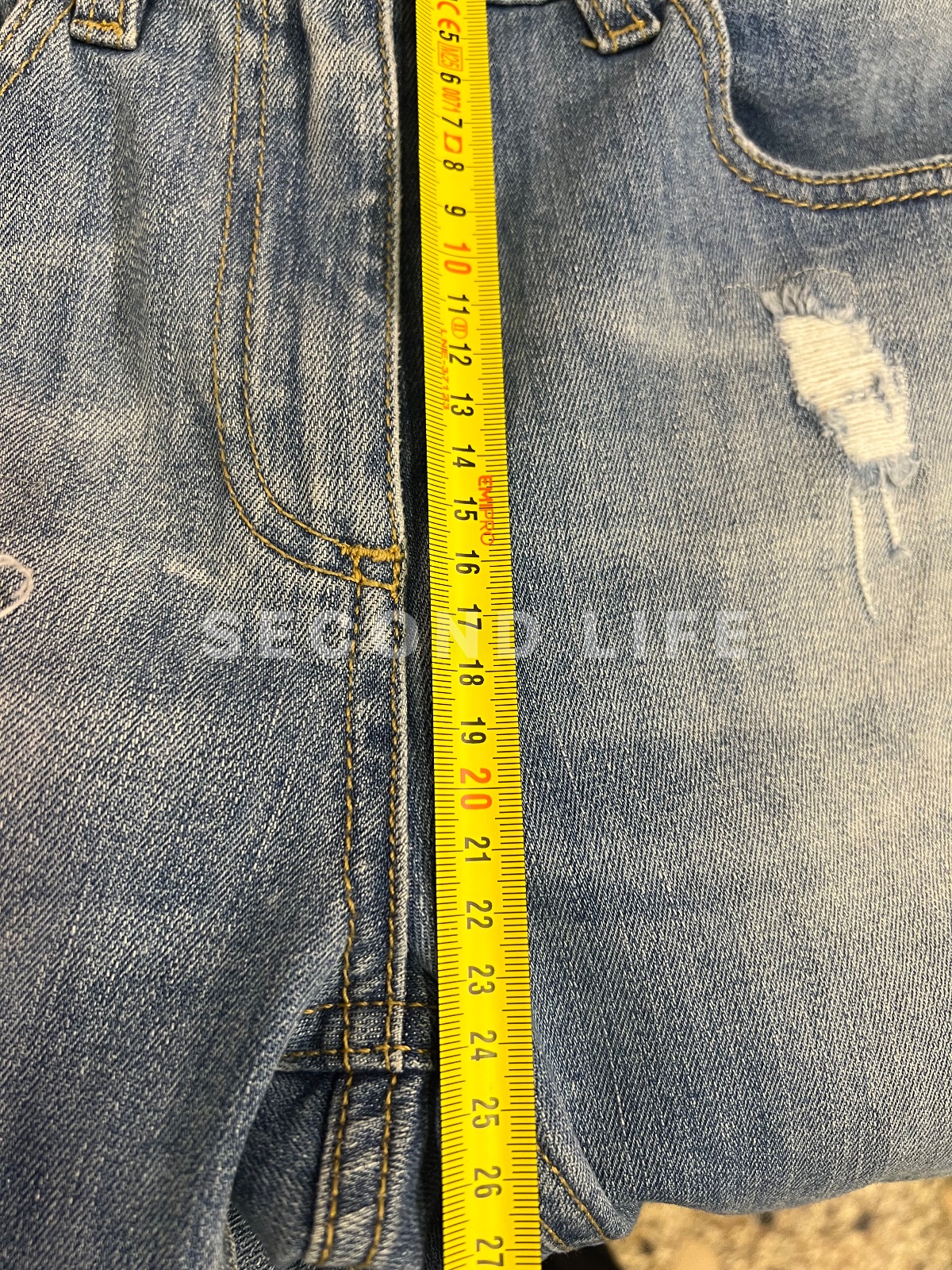 Pantaloni Elisabetta Franchi in denim, foto 7