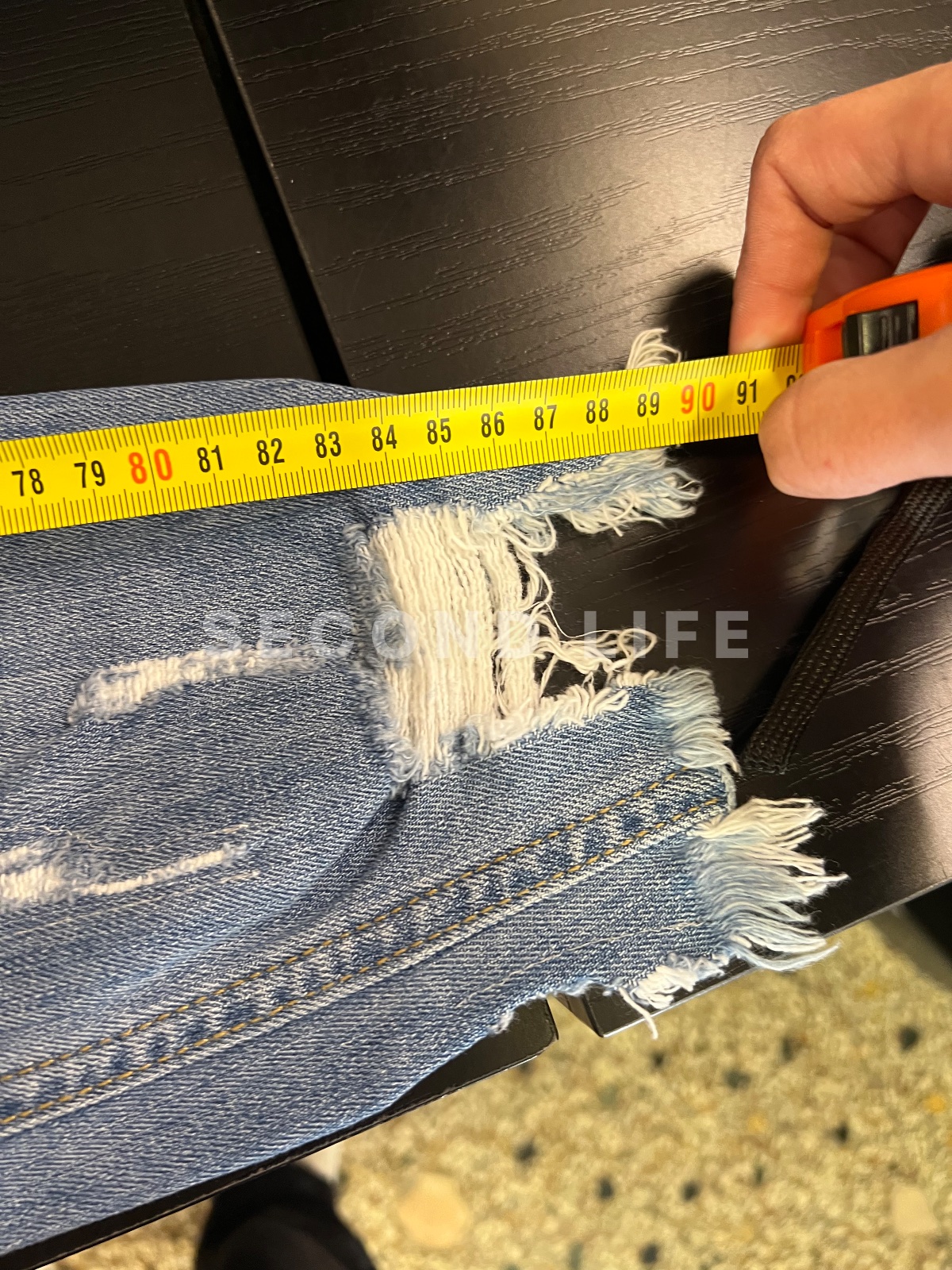 Pantaloni Elisabetta Franchi in denim, foto 8