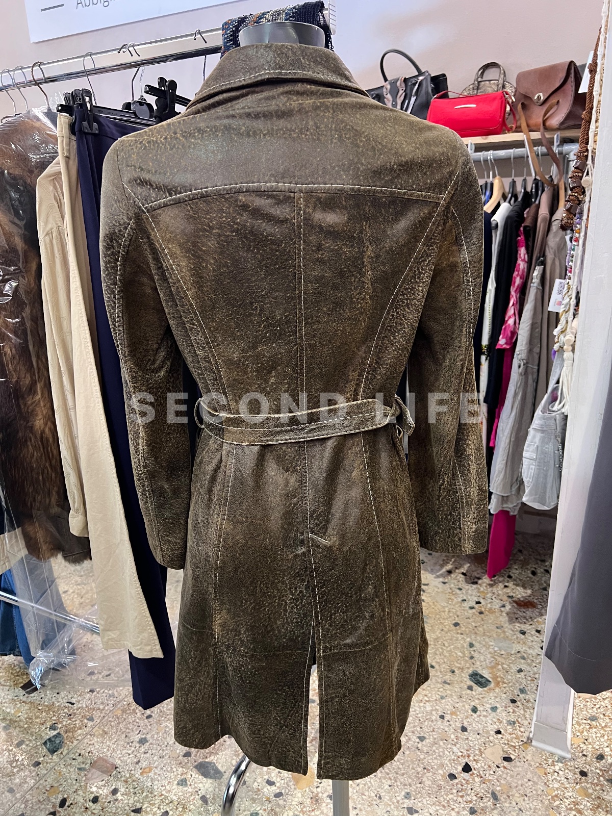 Giacca Eppels in ecopelle vintage, foto 5