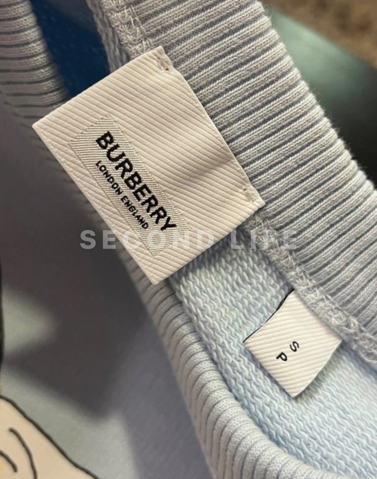 Felpa girocollo Burberry in cotone, foto 2