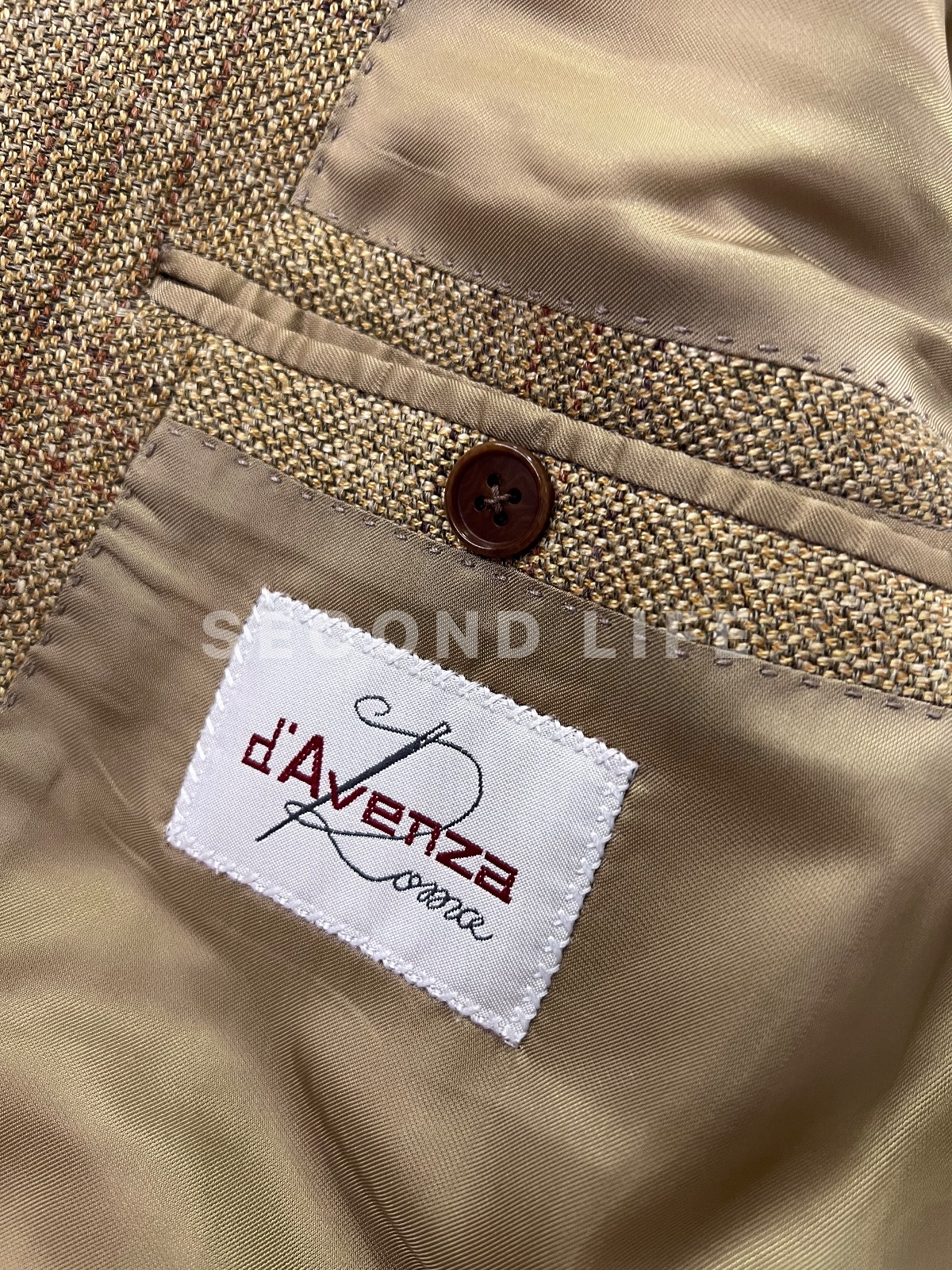 Giacca D’avenza Roma Blazer in seta, lino e lana, foto 2