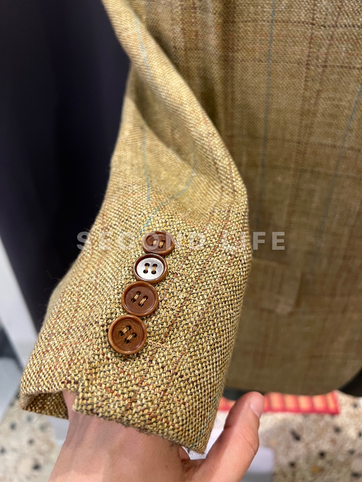Giacca D’avenza Roma Blazer in seta, lino e lana, foto 5
