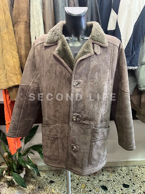 Giacca Shearling Montone vintage in montone