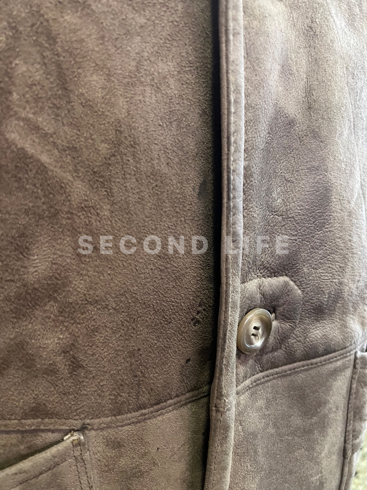 Giacca Shearling Montone vintage in montone, foto 4