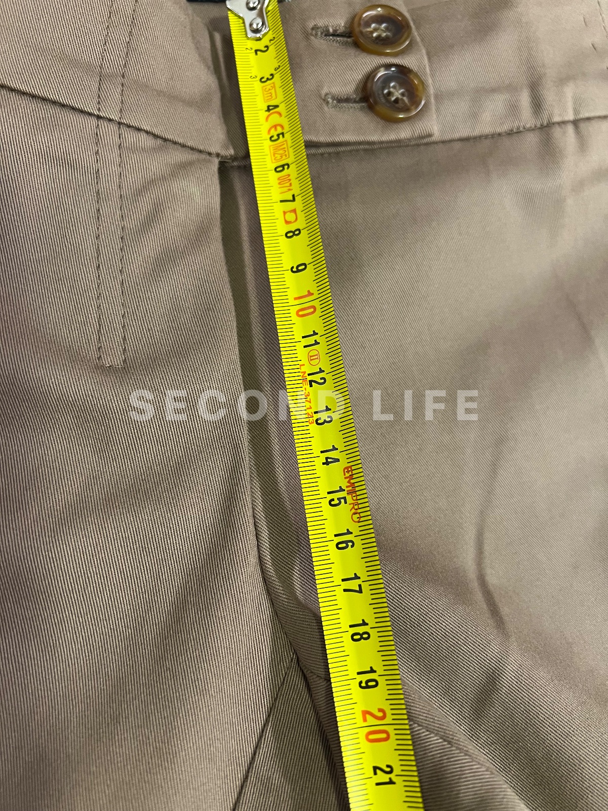 Tailleur AnnaRita N in cotone beige come nuovo, foto 15