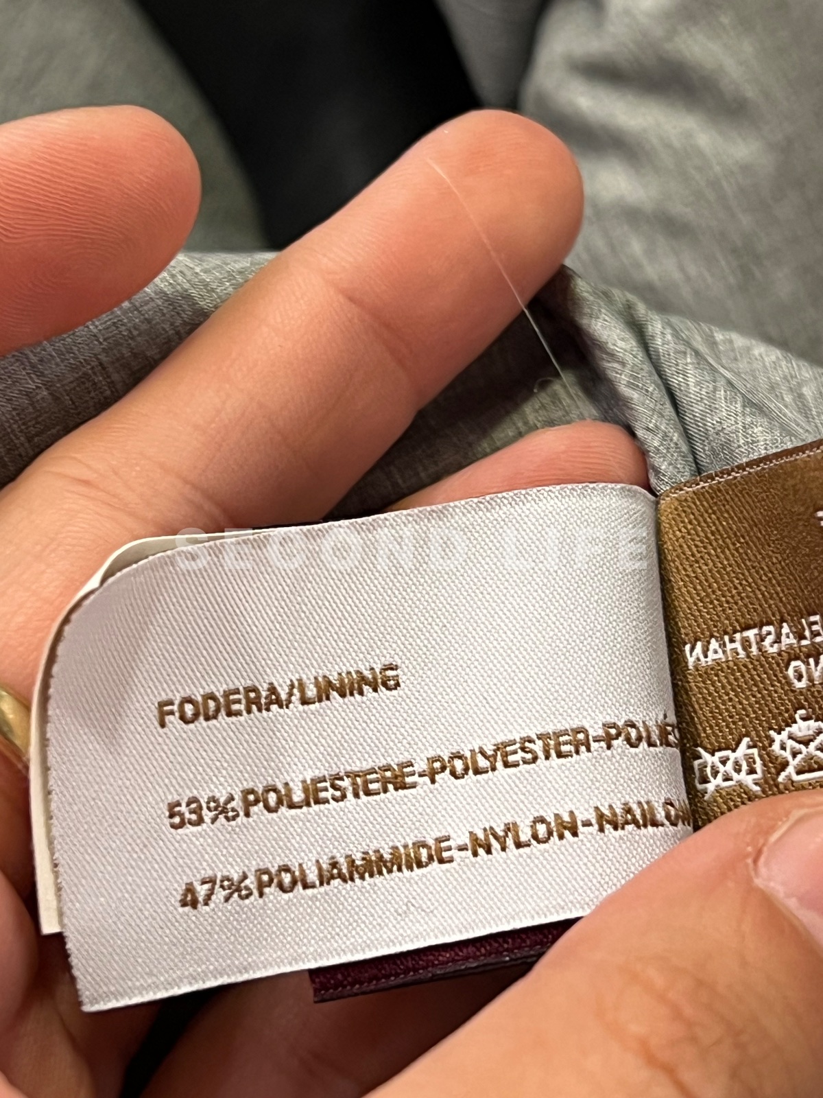 Piumino in seta Kangra manica tre quarti, foto 5
