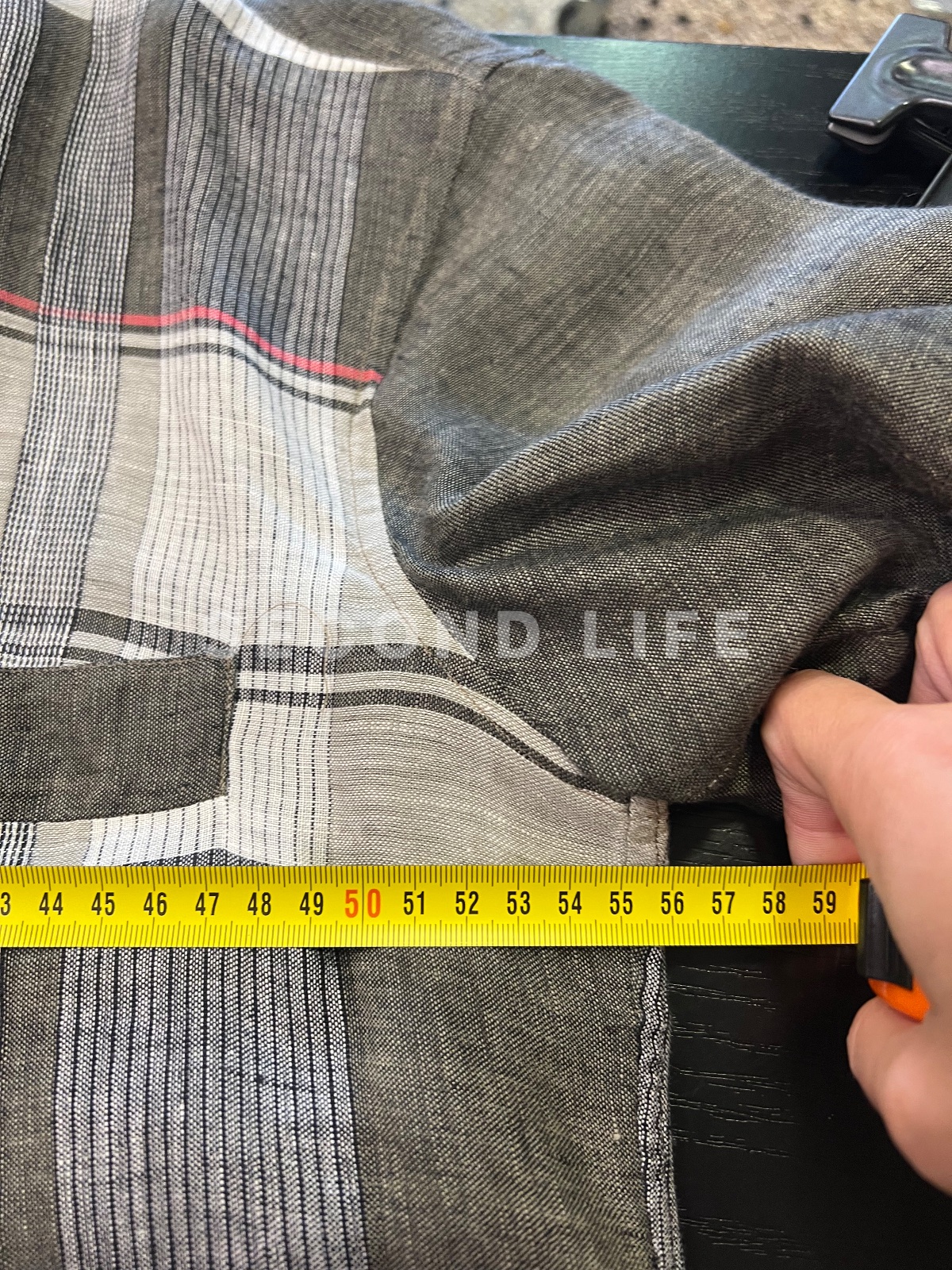 Camicia Edoardo vintage in flax (lino), foto 5