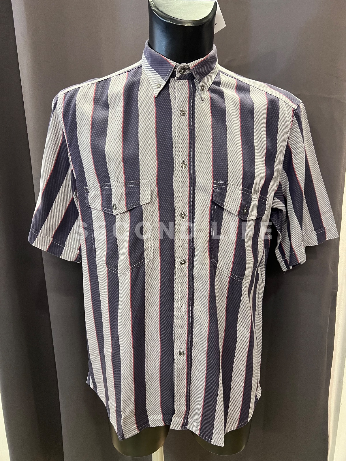 Camicia a maniche corte Valentino a righe