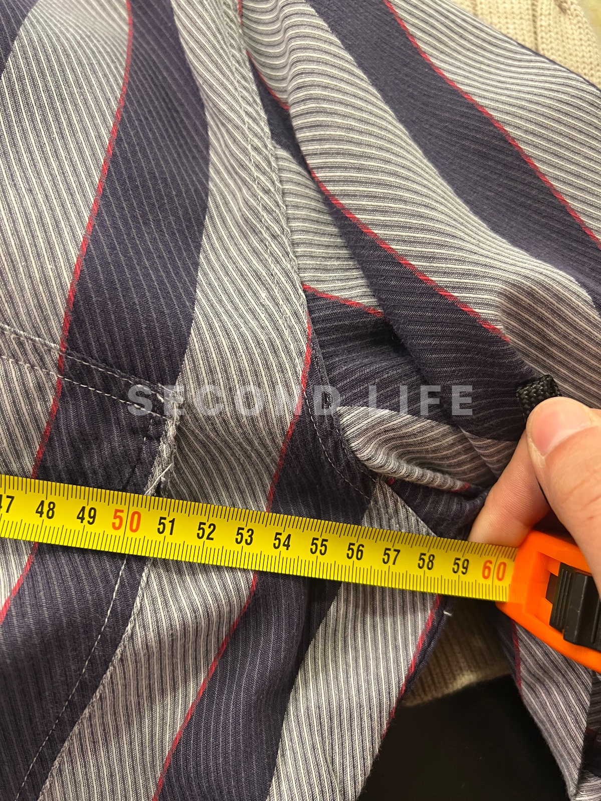 Camicia a maniche corte Valentino a righe, foto 4