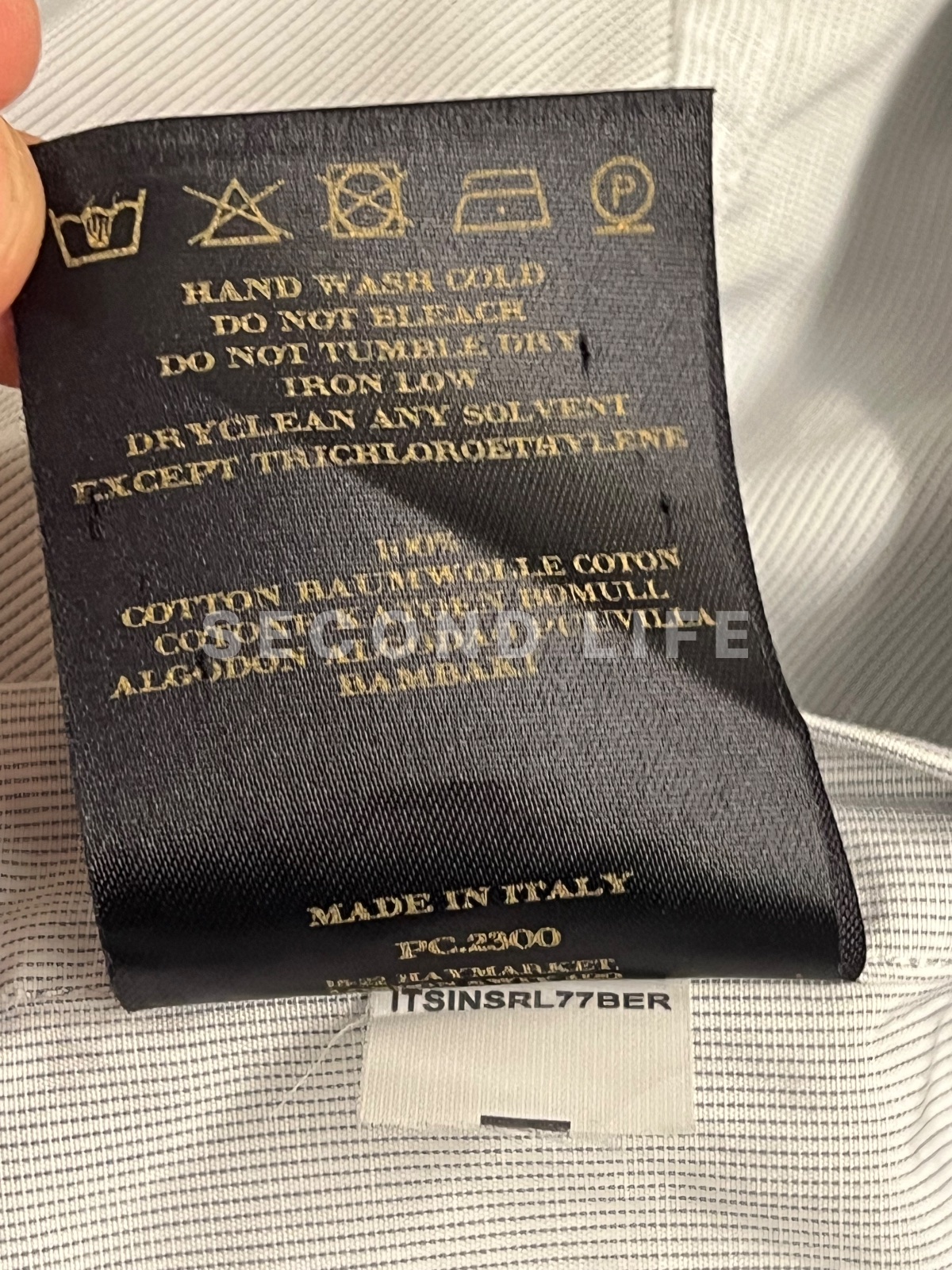 Camicia Burberry da smoking in cotone, foto 5