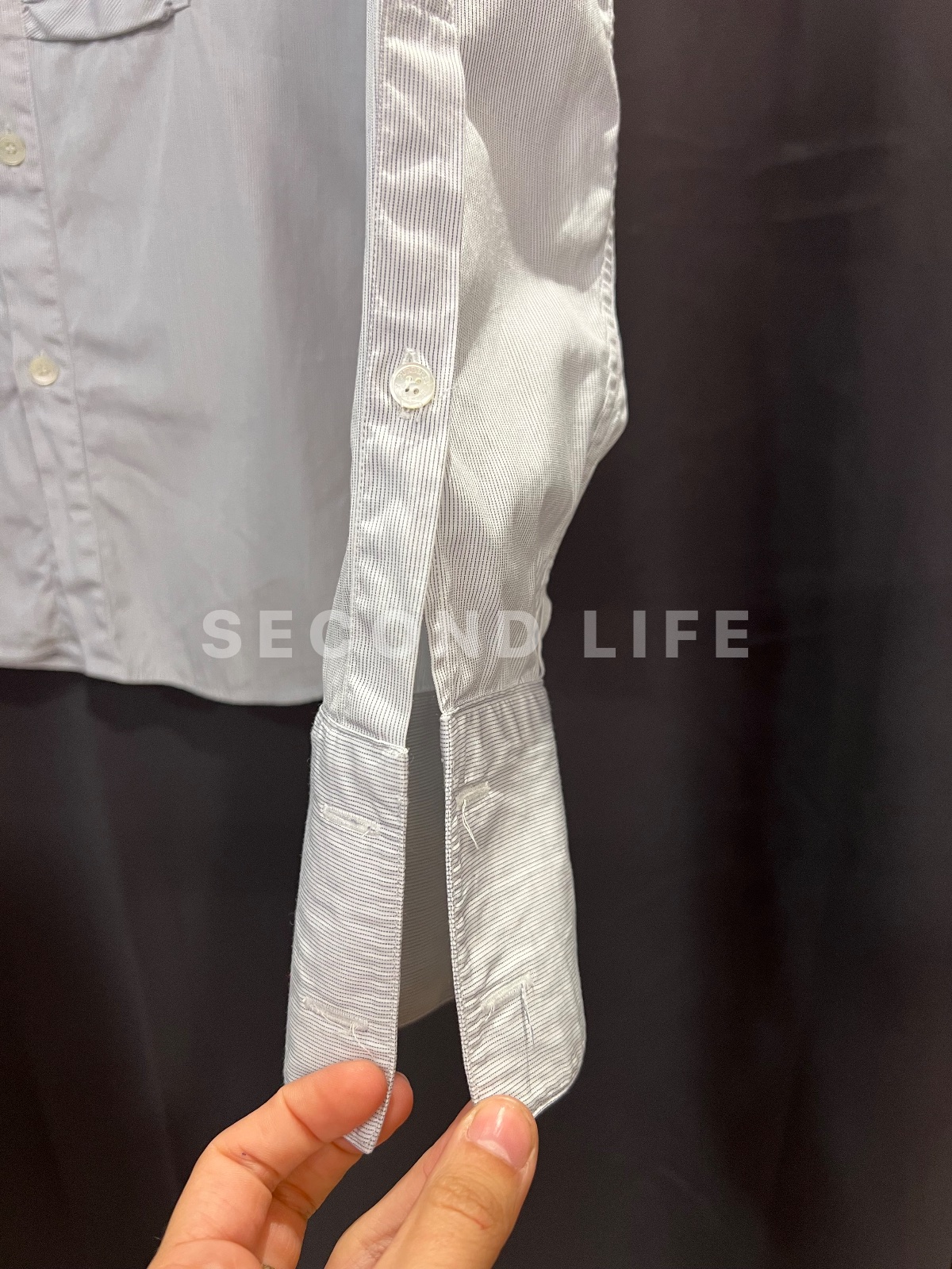 Camicia Burberry da smoking in cotone, foto 6