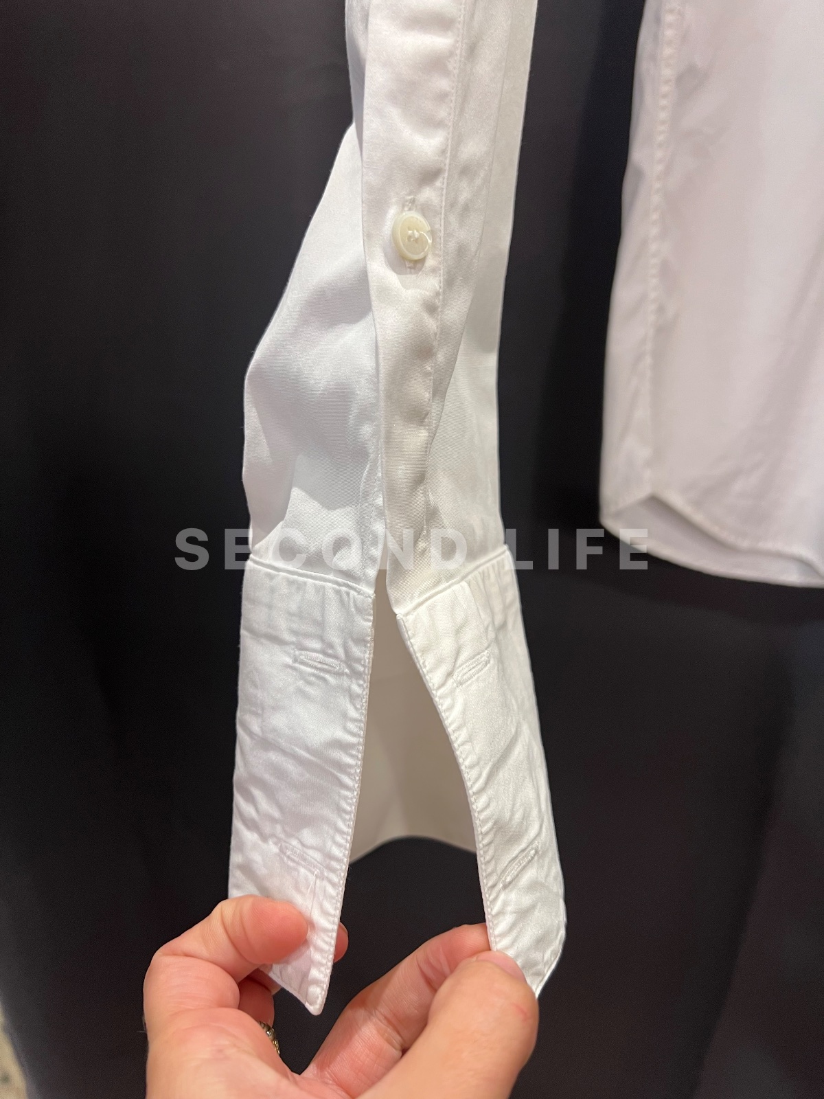 Camicia Burberry con plastron in cotone, foto 6