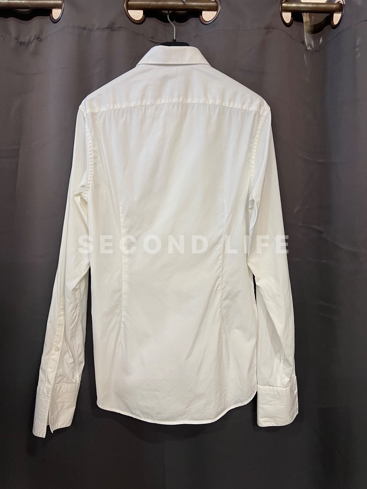 Camicia Burberry con plastron in cotone, foto 7
