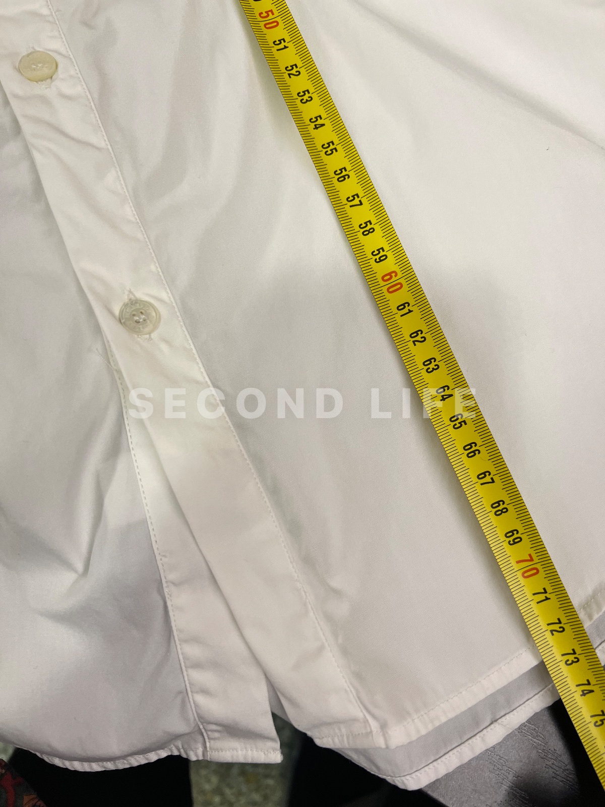 Camicia Burberry con plastron in cotone, foto 10