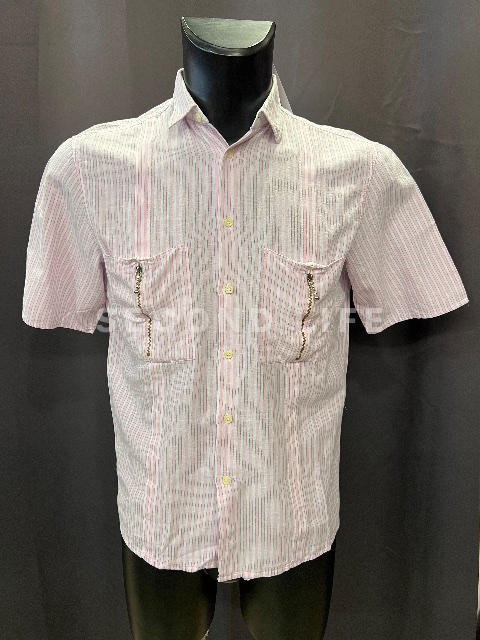 Camicia Saint André a righe a maniche corte