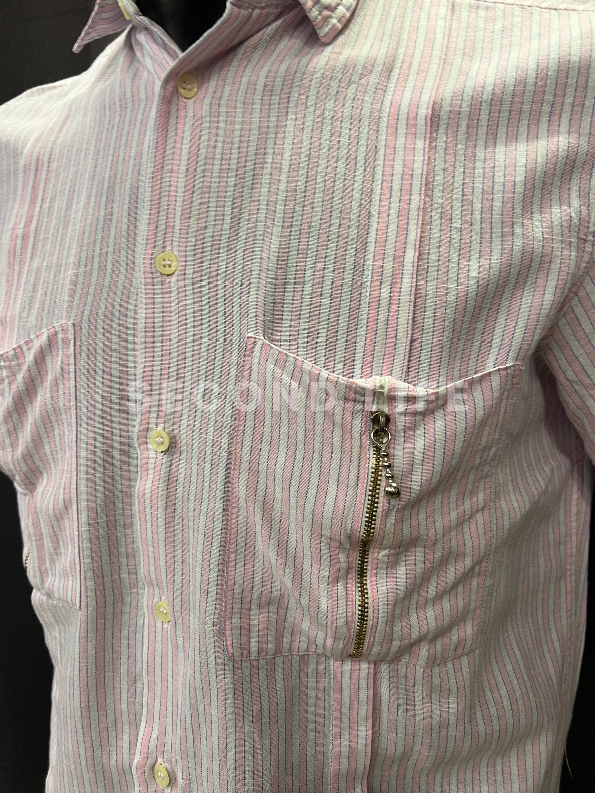 Camicia Saint André a righe a maniche corte, foto 3
