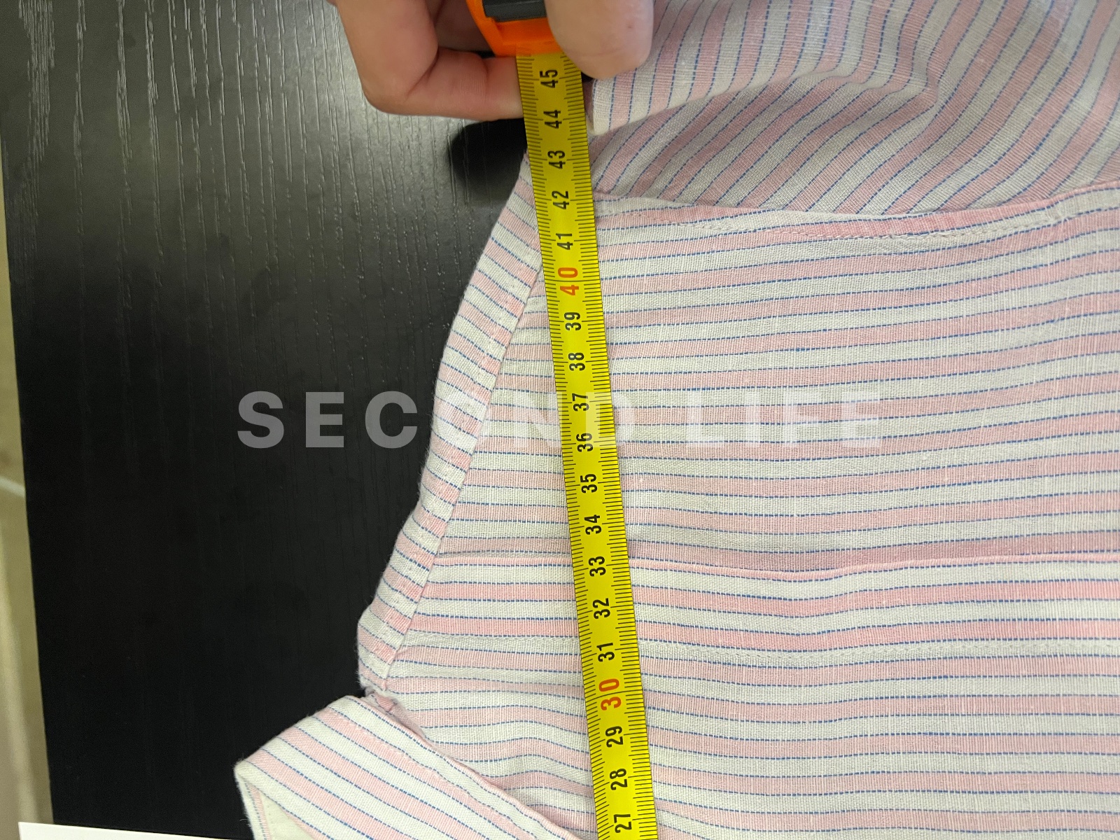 Camicia Saint André a righe a maniche corte, foto 5