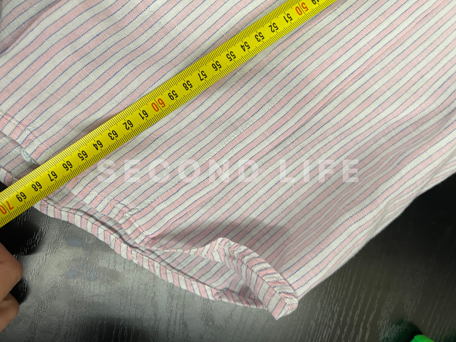 Camicia Saint André a righe a maniche corte, foto 6