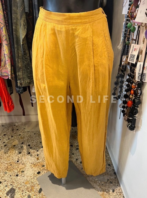 Pantaloni Max Mara in puro lino