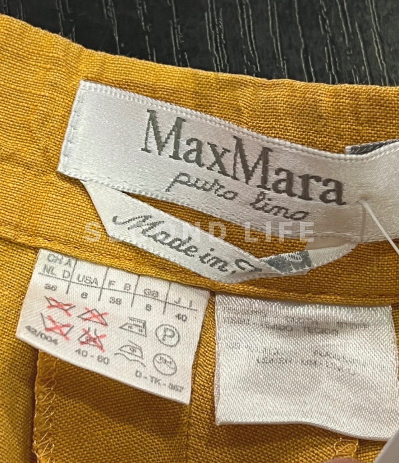 Pantaloni Max Mara in puro lino, foto 2