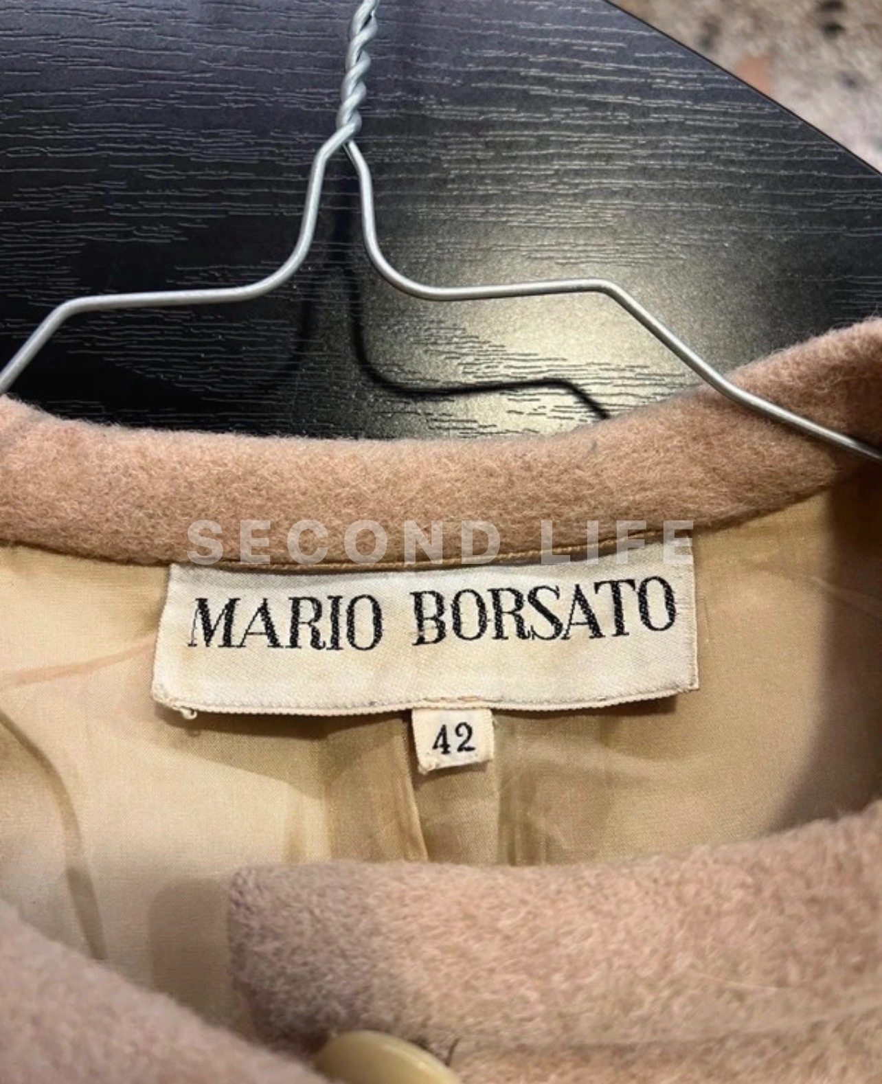 Cappotto Mario Borsato in lana e cashmere, foto 2