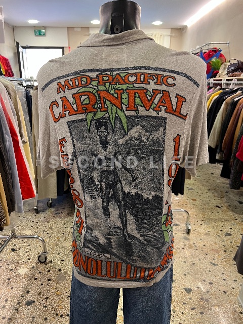 Maglia Motor Oil con stampa vintage