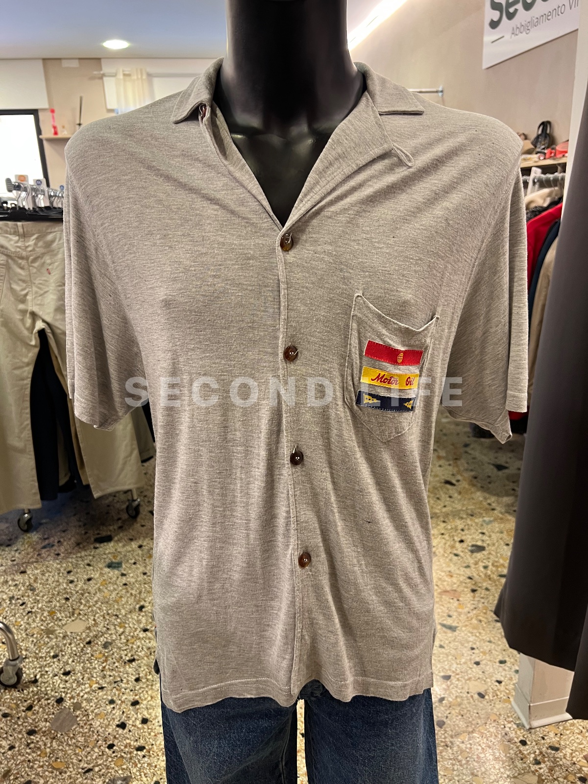 Maglia Motor Oil con stampa vintage, foto 2