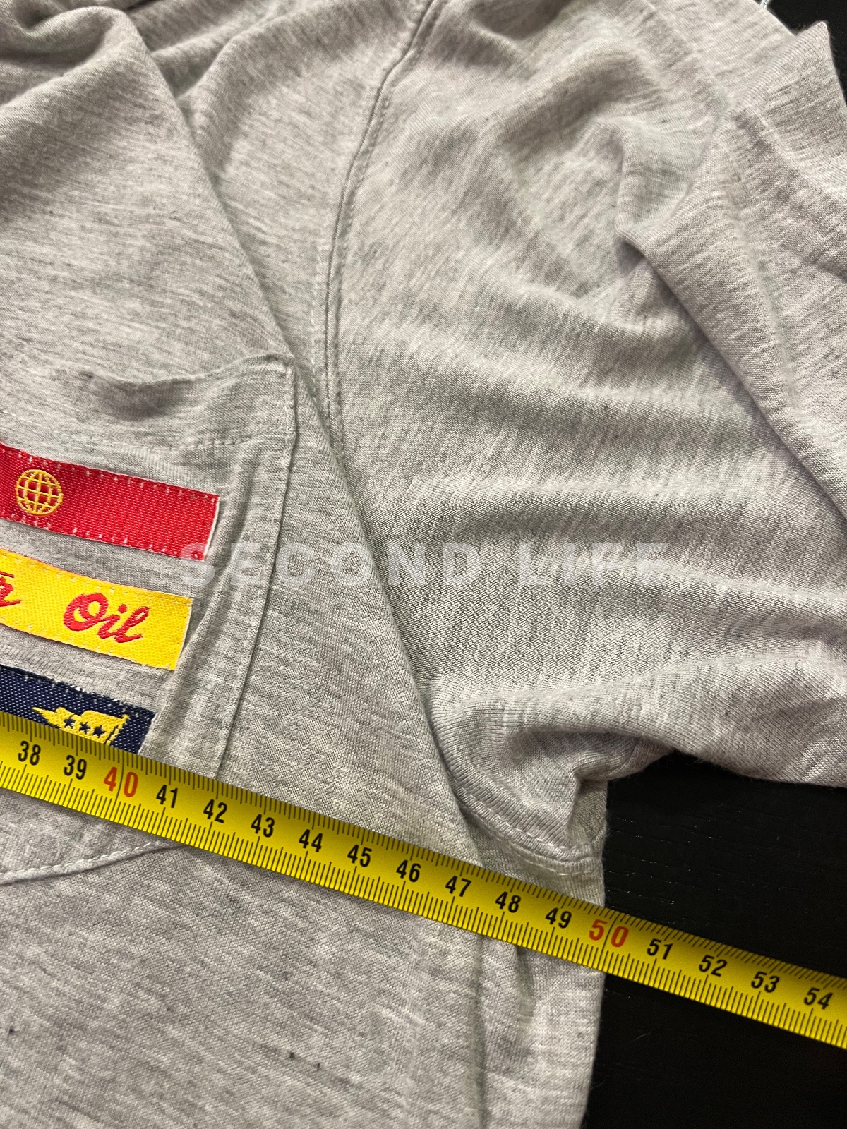 Maglia Motor Oil con stampa vintage, foto 7