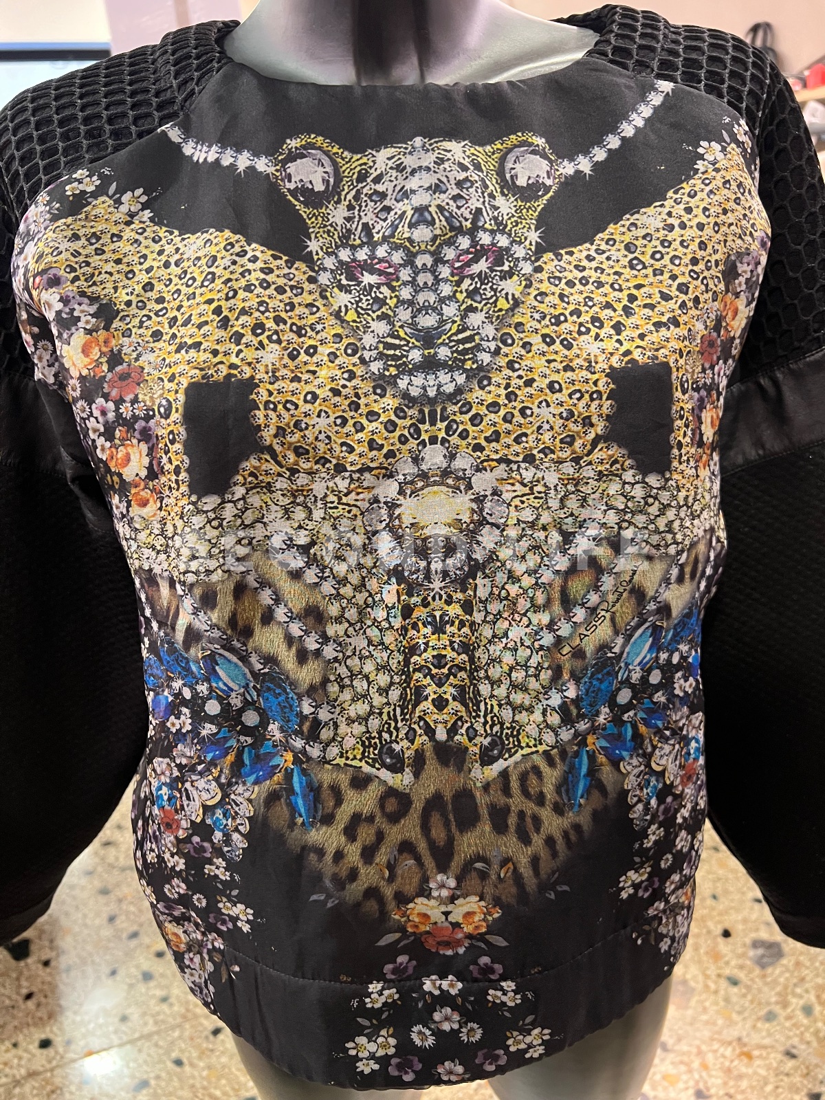 Maglia Cavalli Class in poliestere e seta, foto 6