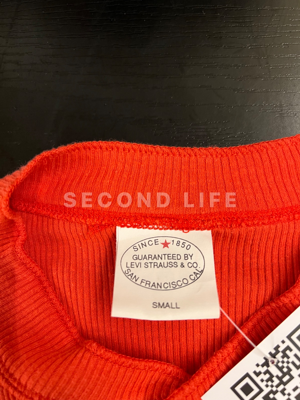 Maglia henley Levi's a costine in cotone, foto 2