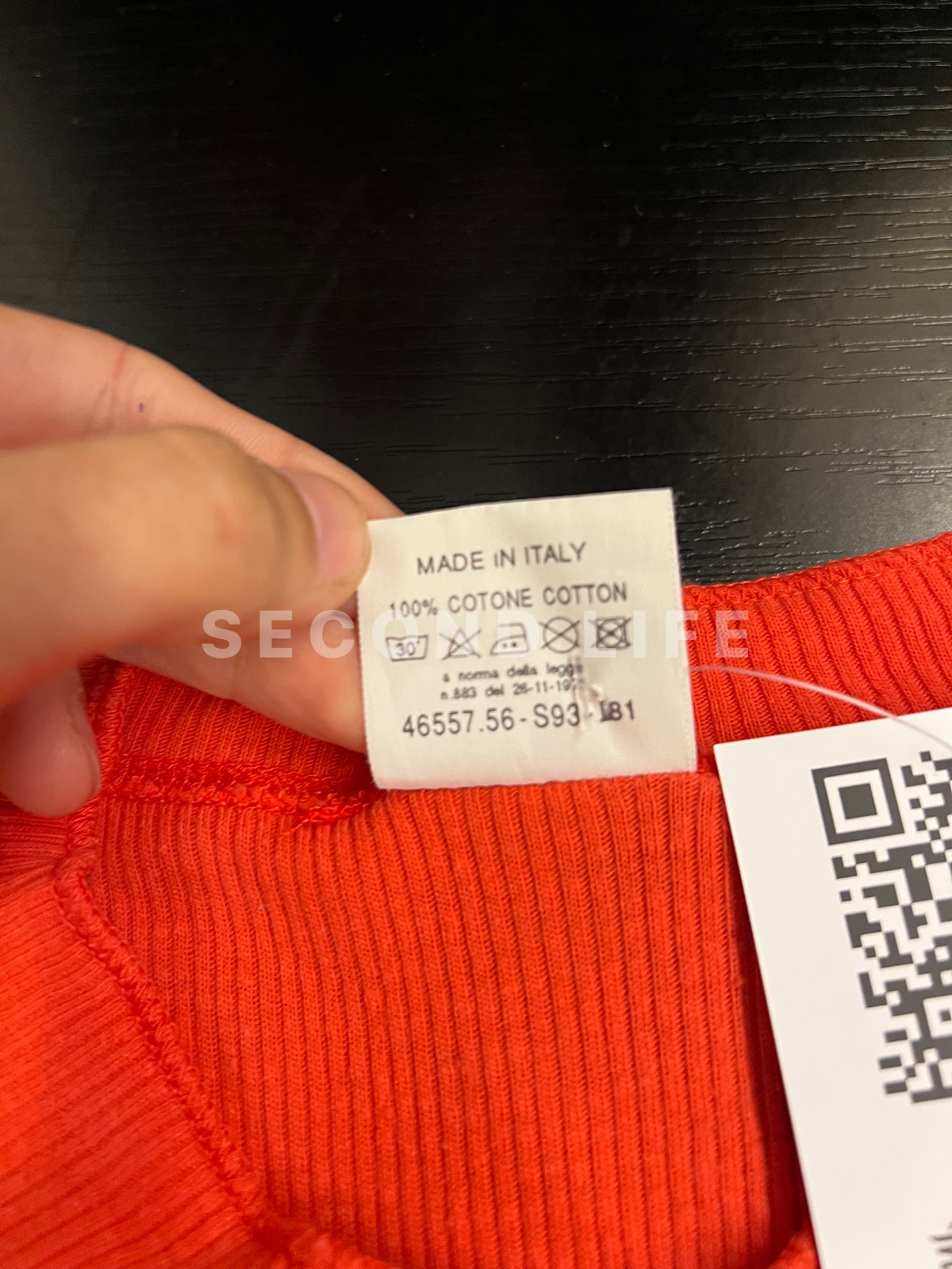 Maglia henley Levi's a costine in cotone, foto 3