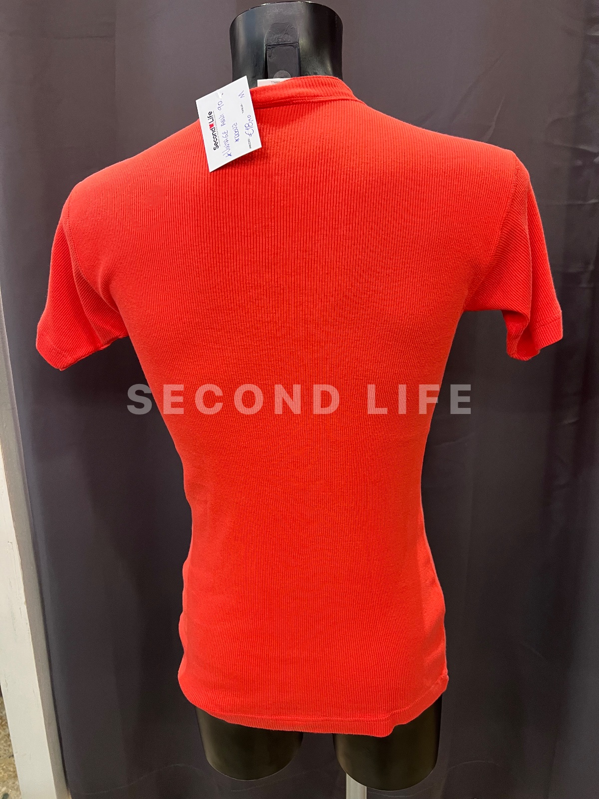 Maglia henley Levi's a costine in cotone, foto 5