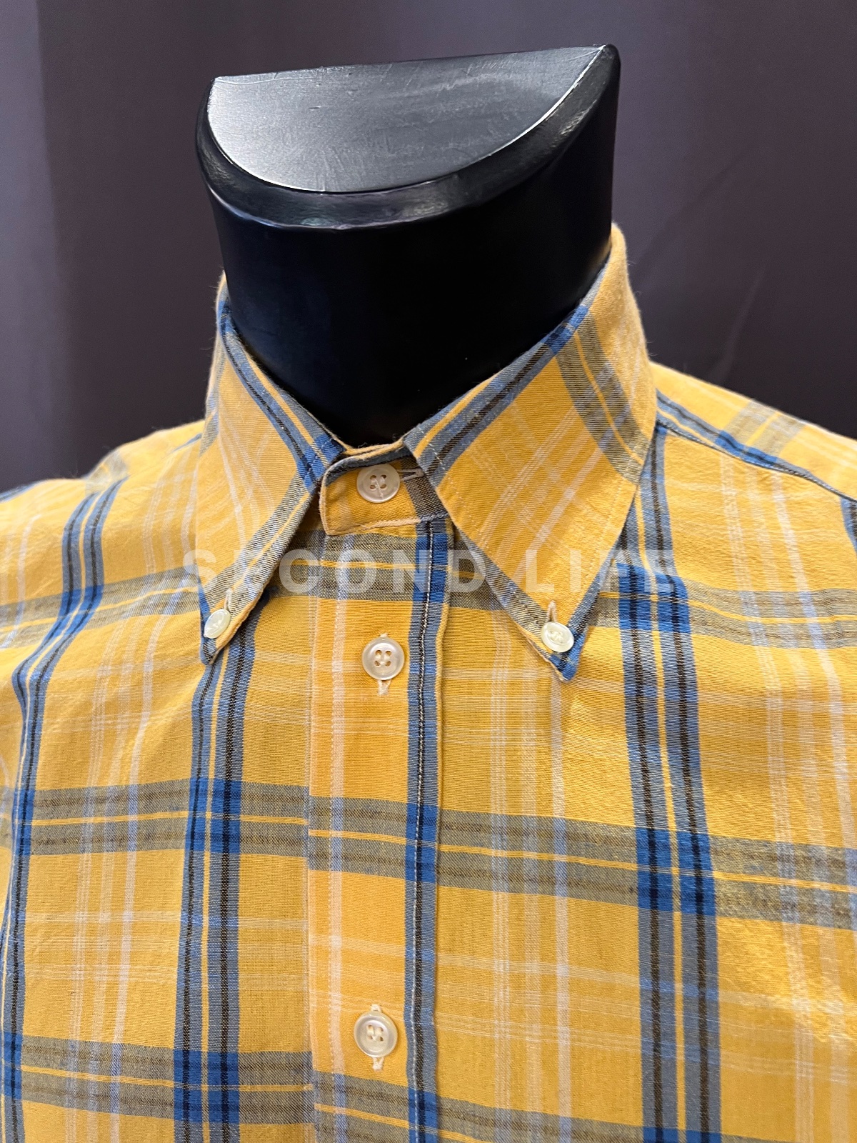 Camicia Herman & Sons a quadri a maniche corte in cotone, foto 4
