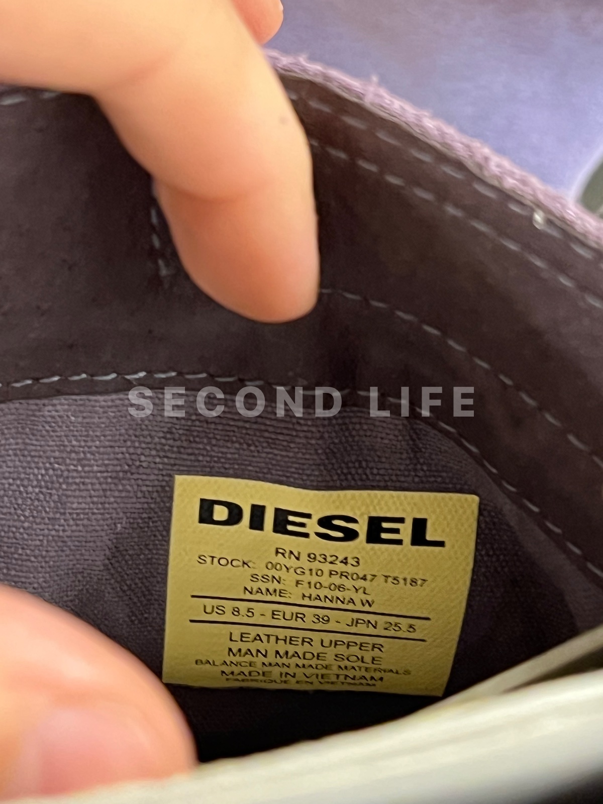 Scarpe Diesel Hanna W in pelle, foto 3